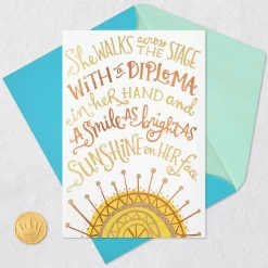 A Source of Joy and Pride Graduation Card for Her