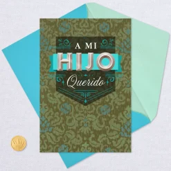 A Special Place in My Heart Spanish-Language Birthday Card for Son