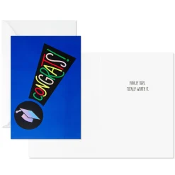 Assorted Bold and Iridescent Graduation Cards, Box of 36