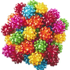Assorted Bright Colors 36-Pack Gift Bows