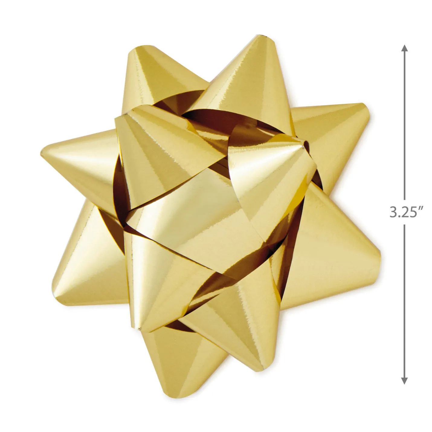 Assorted Metallic Gift Bows, 75-Pack