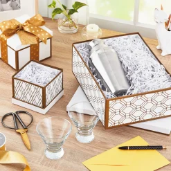 Assorted Nesting Boxes 3-Pack With Shredded Paper Filler