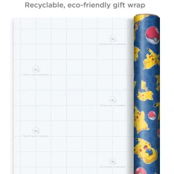 Assorted Pokémon Wrapping Paper 3-Pack, 60 sq. ft.