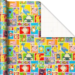 Assorted Pokémon Wrapping Paper 3-Pack, 60 sq. ft.