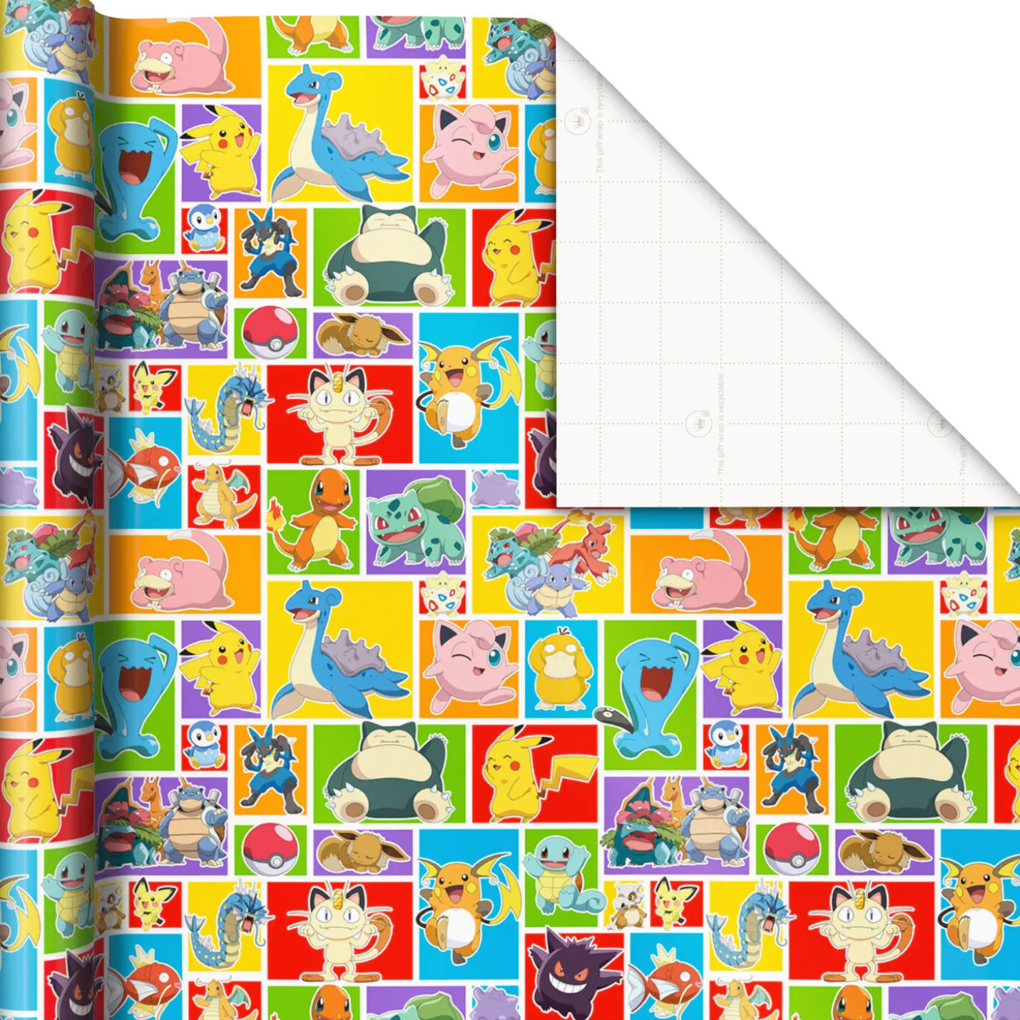 Assorted Pokémon Wrapping Paper 3-Pack, 60 sq. ft.