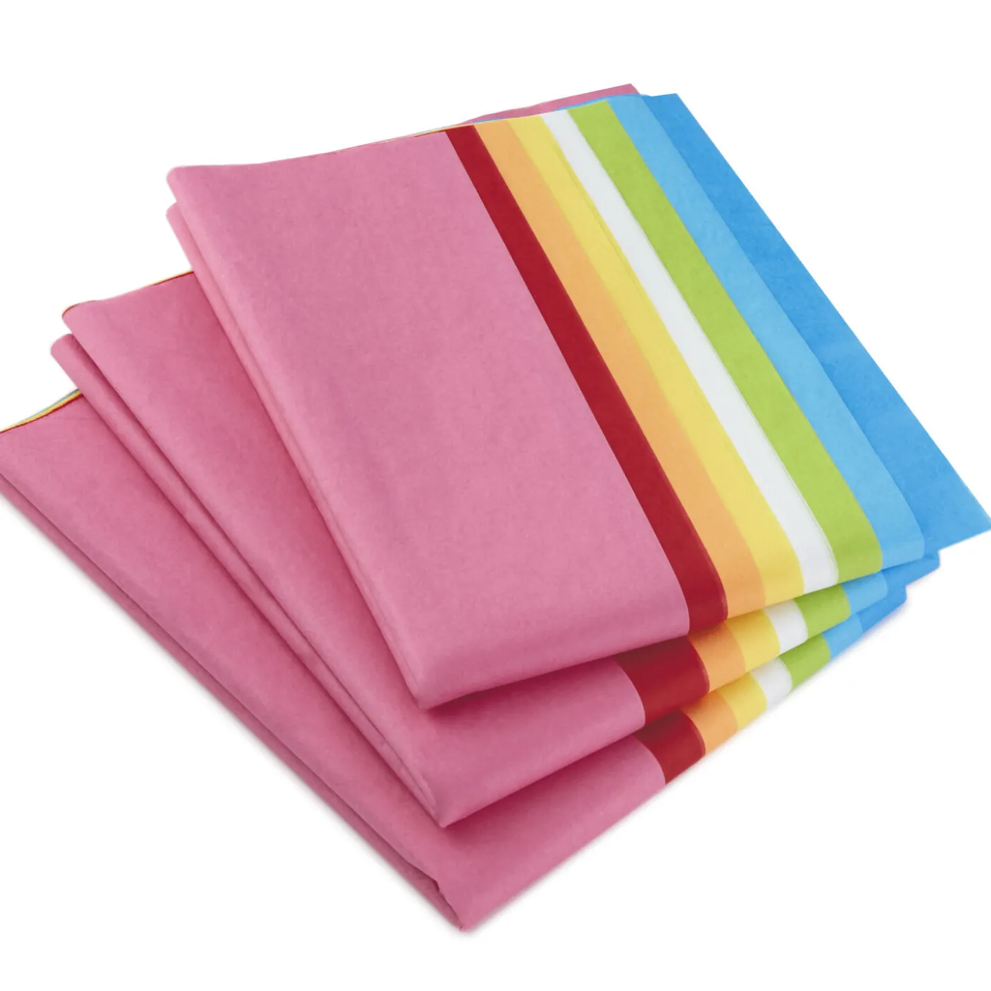 Assorted Rainbow Colors Bulk Tissue Paper, 120 sheets