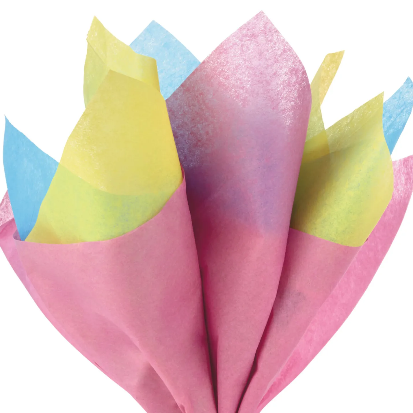 Assorted Rainbow Colors Bulk Tissue Paper, 120 sheets