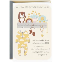 A Sweet Great-Grandchild to Love New Baby Card for Great-Grandparents