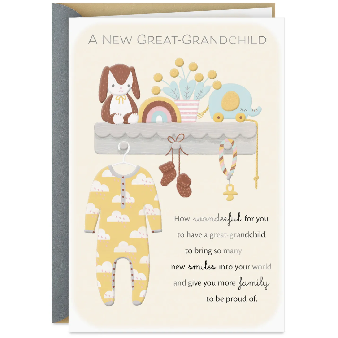 A Sweet Great-Grandchild to Love New Baby Card for Great-Grandparents