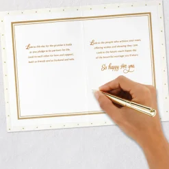 As You Pledge to Be Husband and Wife Wedding Card