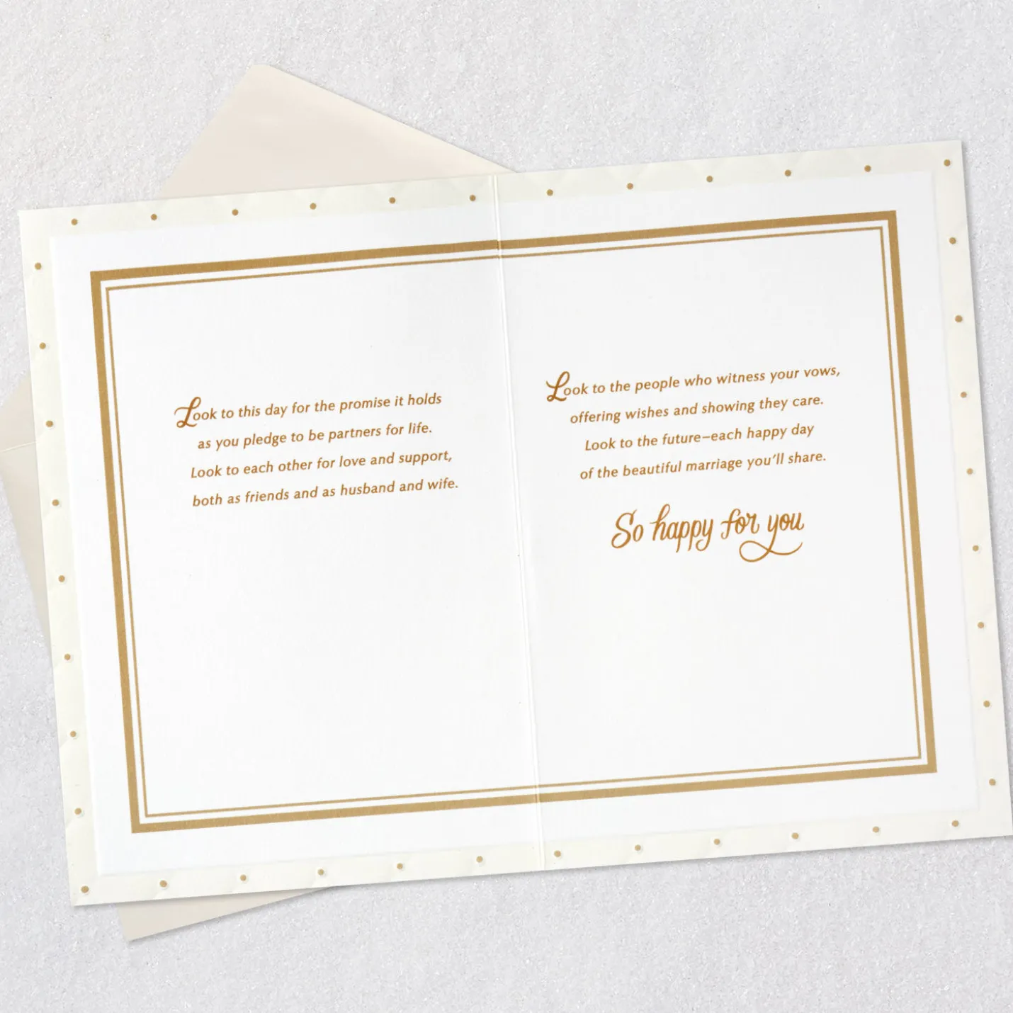 As You Pledge to Be Husband and Wife Wedding Card