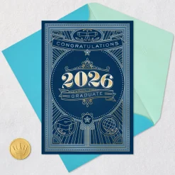 A Time for New Beginnings 2026 Graduation Card