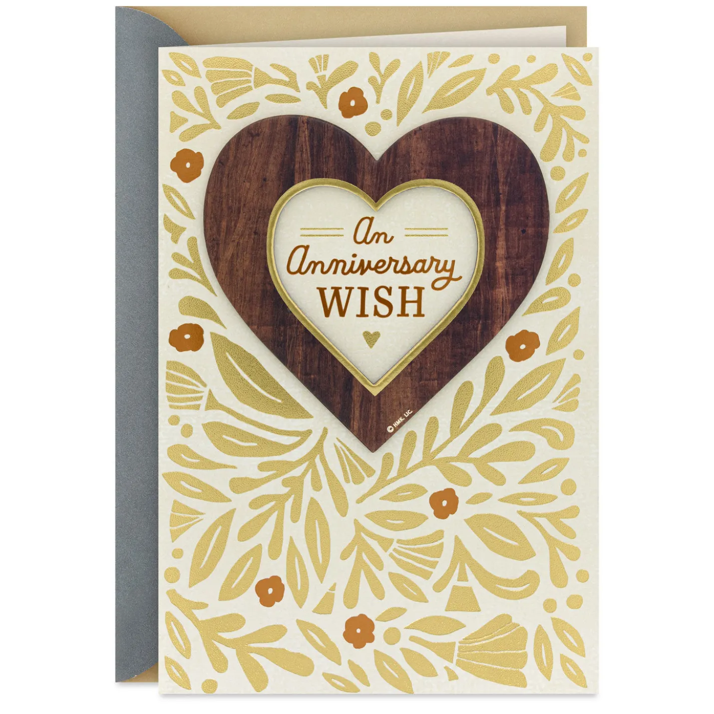 A Time to Remember Anniversary Card with Photo Frame Magnet