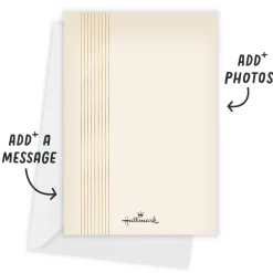 At Last Gold Arch Flat Wedding Invitation