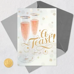 A Toast Wedding Card