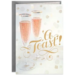 A Toast Wedding Card