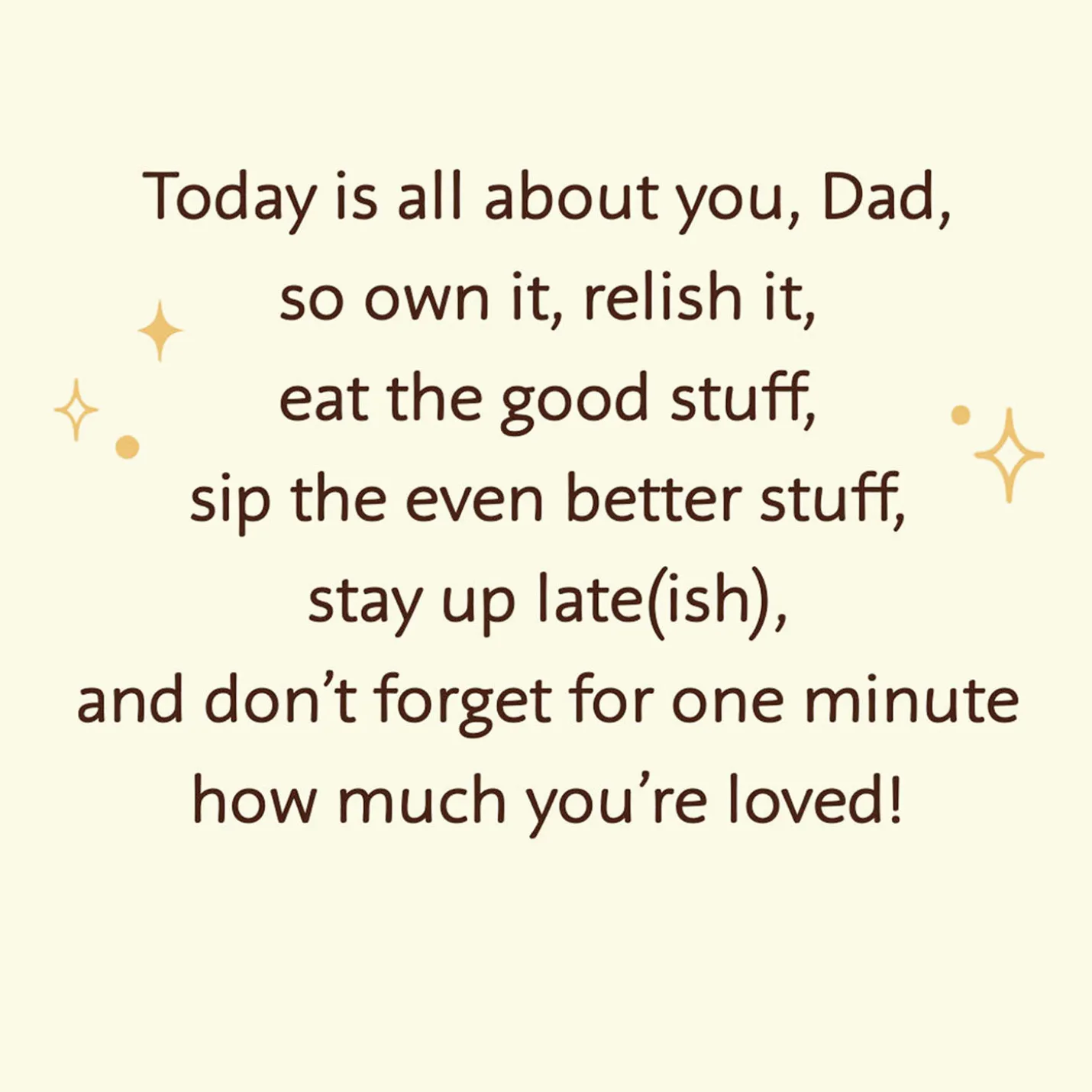 A Total Dad Birthday Vibe Birthday Card for Dad