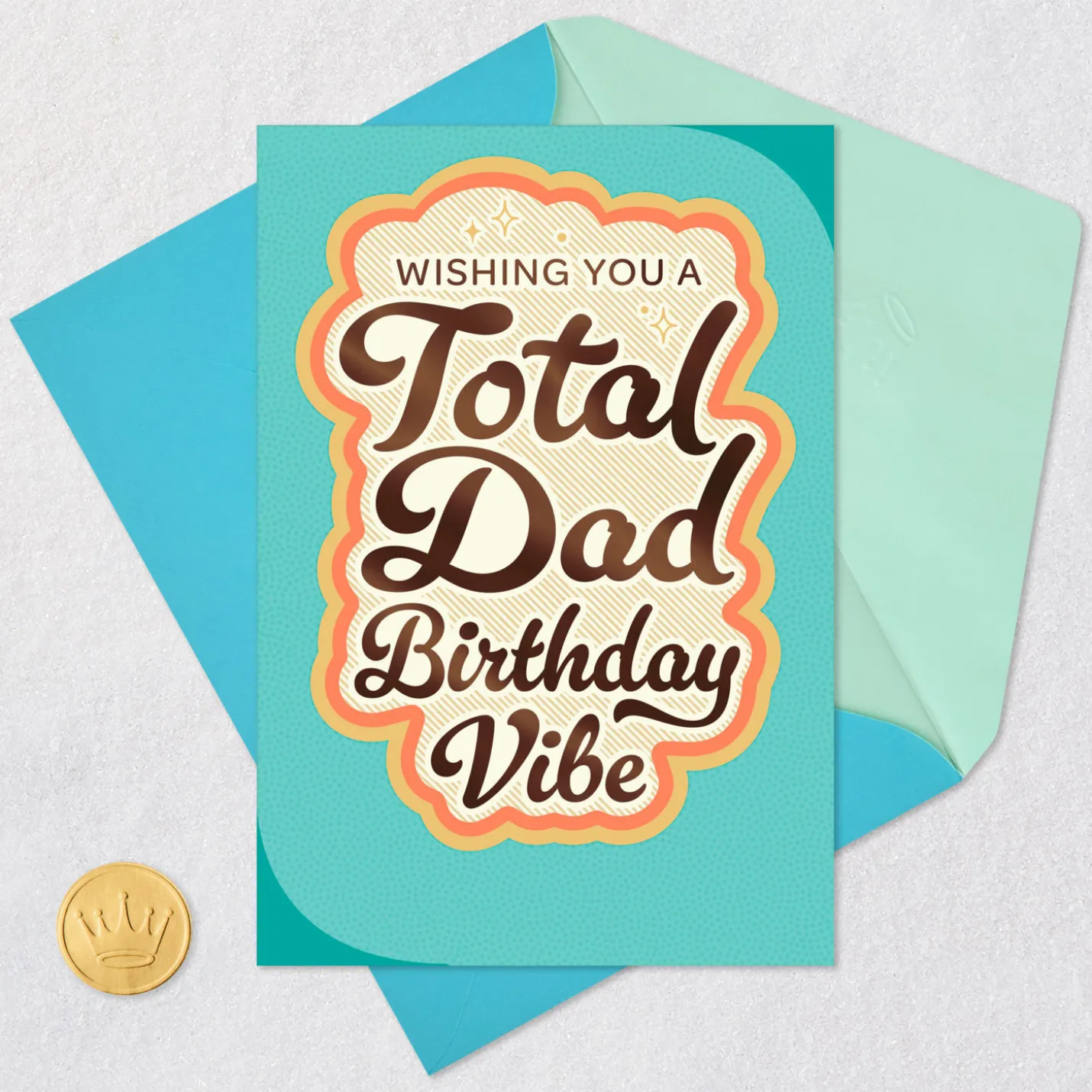 A Total Dad Birthday Vibe Birthday Card for Dad