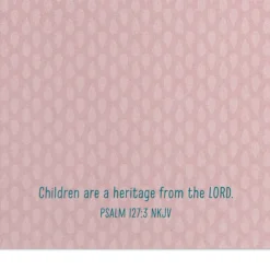 A Treasure to Nurture and Love Baptism Card for Girl