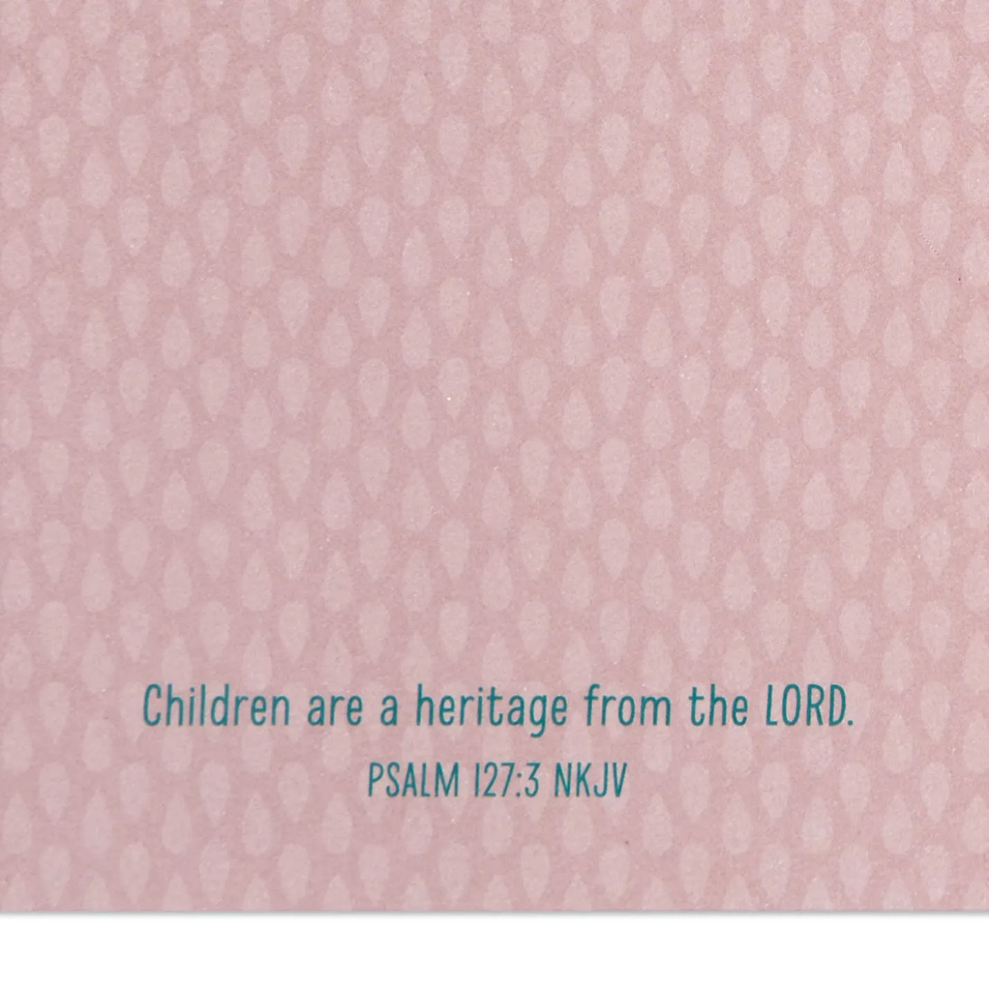 A Treasure to Nurture and Love Baptism Card for Girl