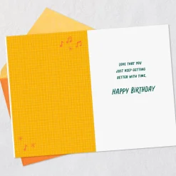A True Classic, Record Player Birthday Card for Grandpa