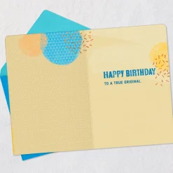 A True Original Birthday Card for Brother