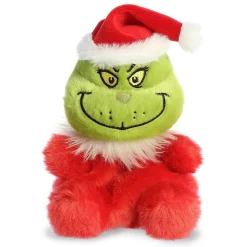 Aurora Palm Pals Dr. Seuss's Santa Grinch Plush, 5"