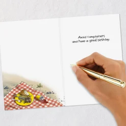 Avoid the Complainers Funny Birthday Card