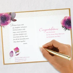 A Wedding Day Prayer Religious Wedding Card