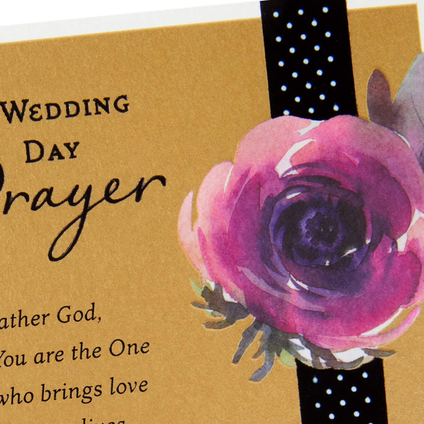 A Wedding Day Prayer Religious Wedding Card