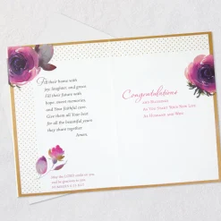 A Wedding Day Prayer Religious Wedding Card