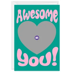 Awesome You Heart Custom Birthday Card