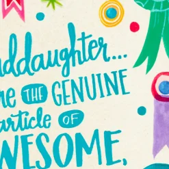 Awesome and Incredible Birthday Card for Granddaughter