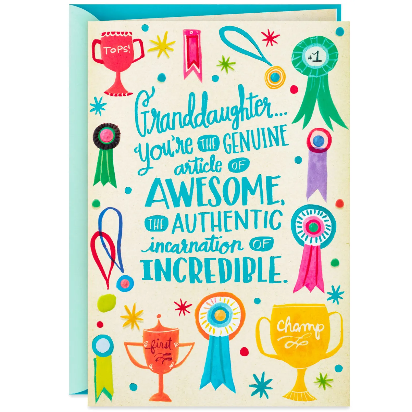 Awesome and Incredible Birthday Card for Granddaughter