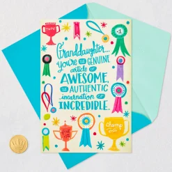 Awesome and Incredible Birthday Card for Granddaughter