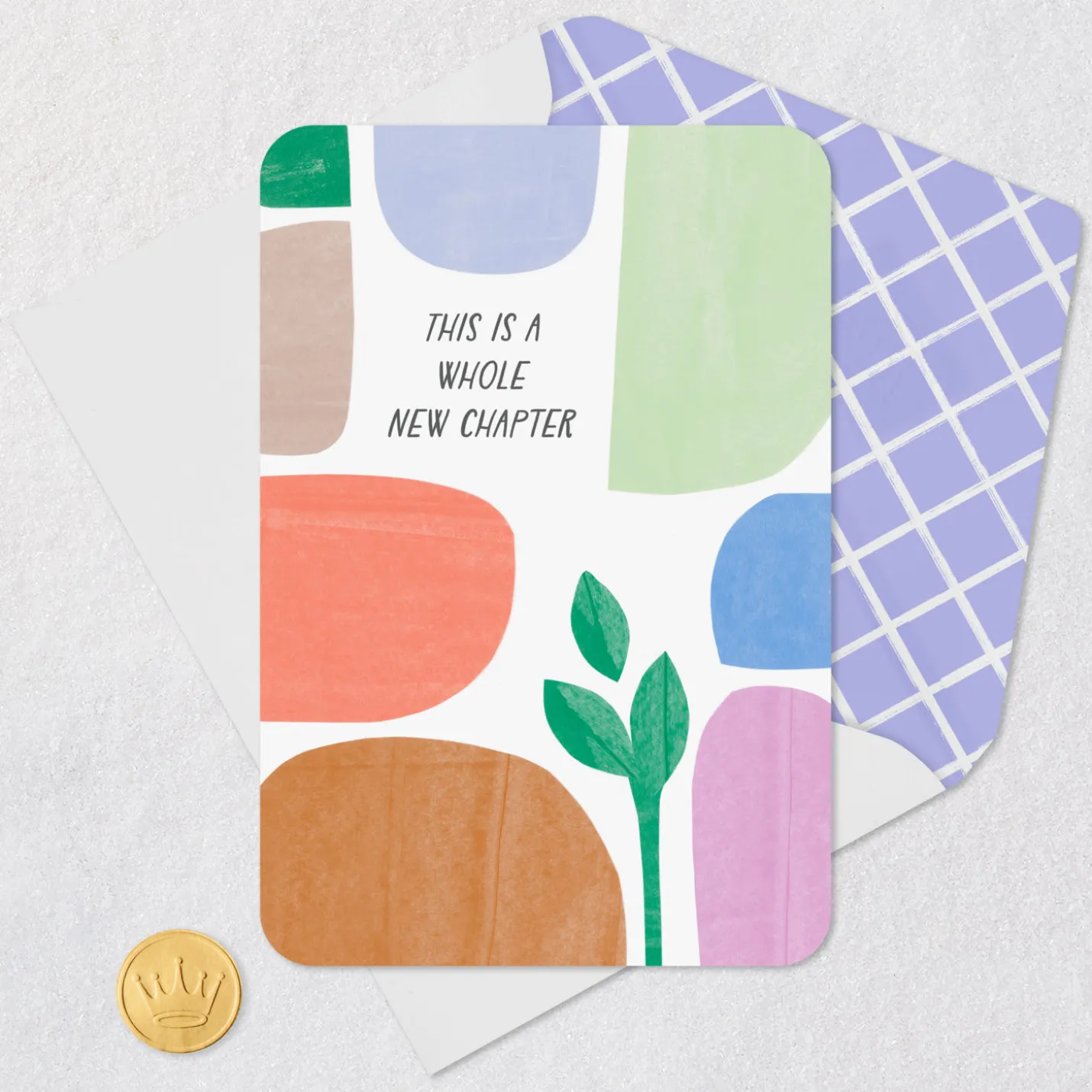 A Whole New Chapter Good Luck Card