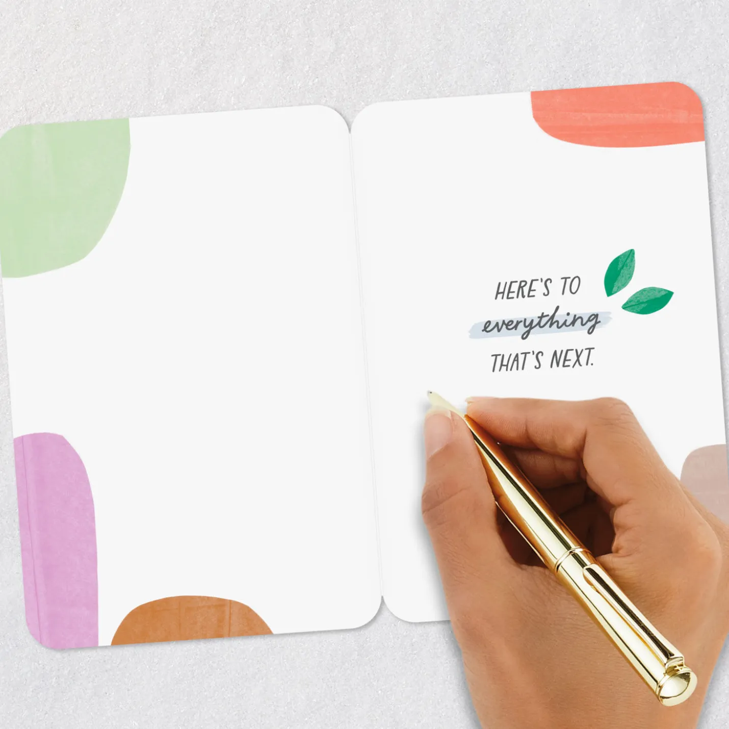 A Whole New Chapter Good Luck Card
