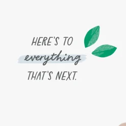 A Whole New Chapter Good Luck Card