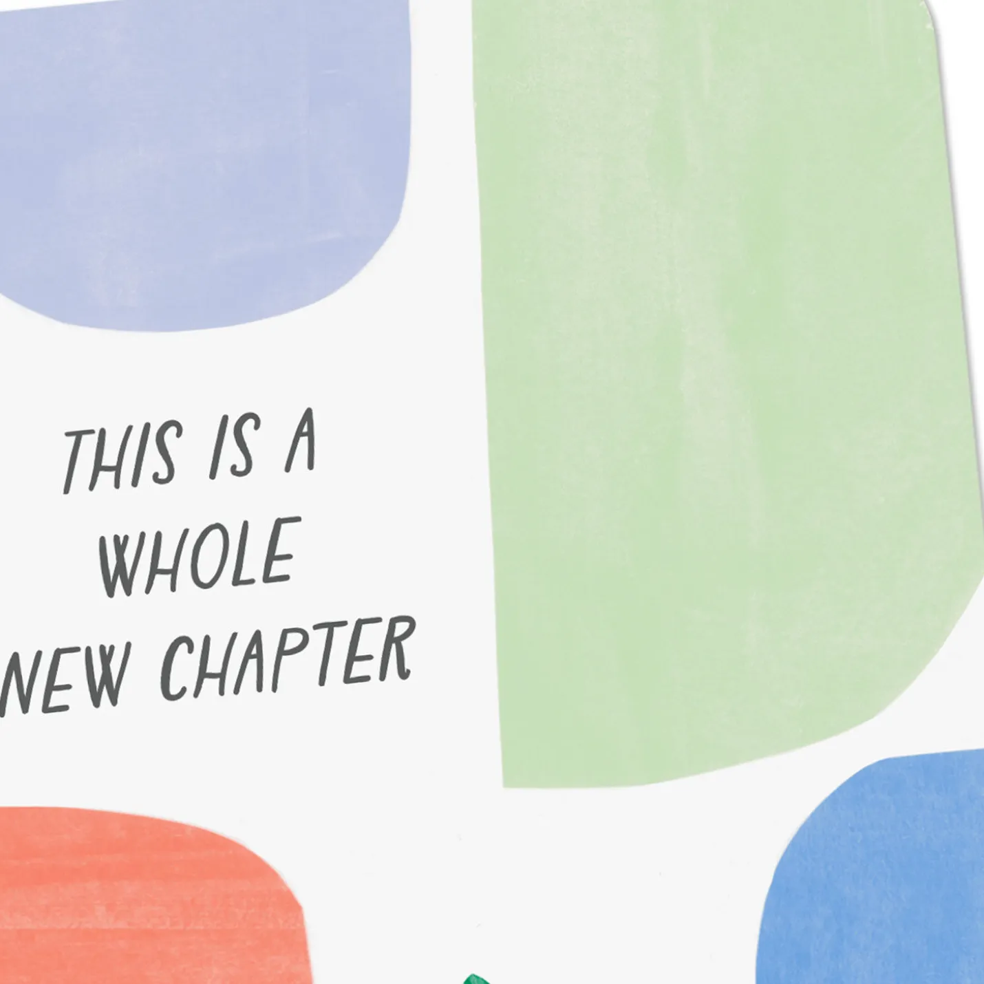 A Whole New Chapter Good Luck Card