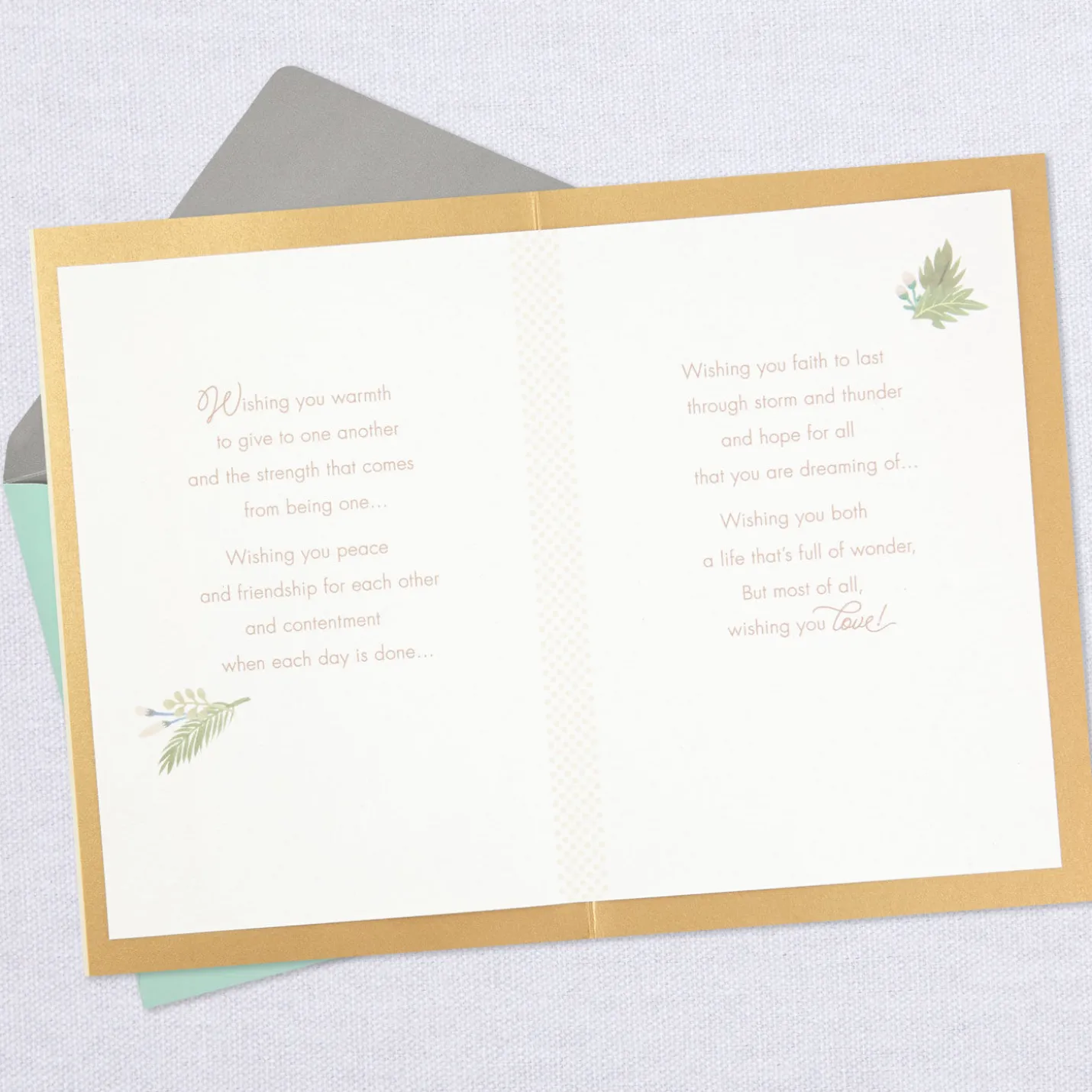 A Wish For Your Marriage Wedding Card