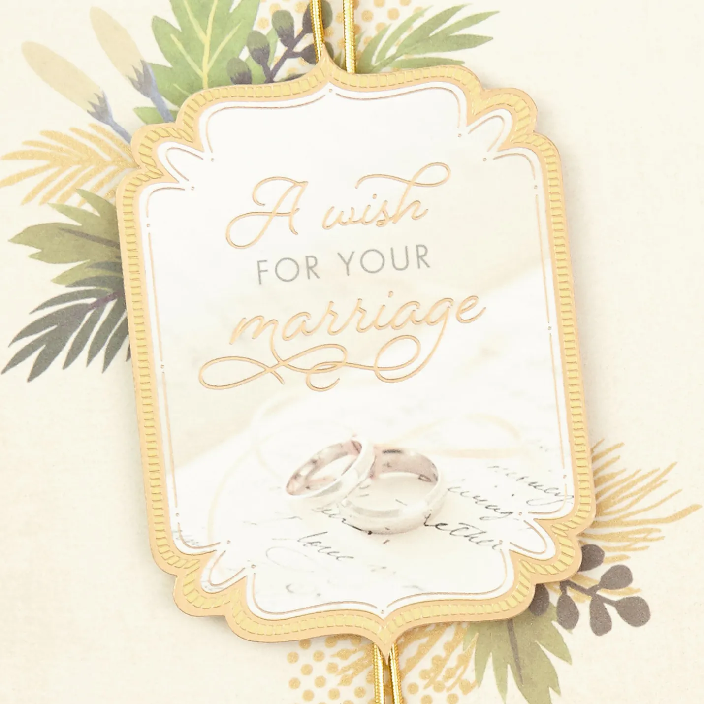 A Wish For Your Marriage Wedding Card
