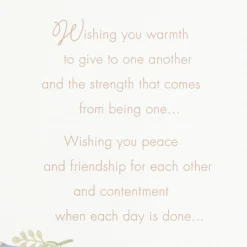 A Wish For Your Marriage Wedding Card