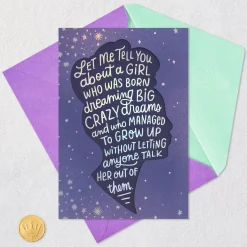 A Woman Who Makes the World Better Birthday Card for Daughter