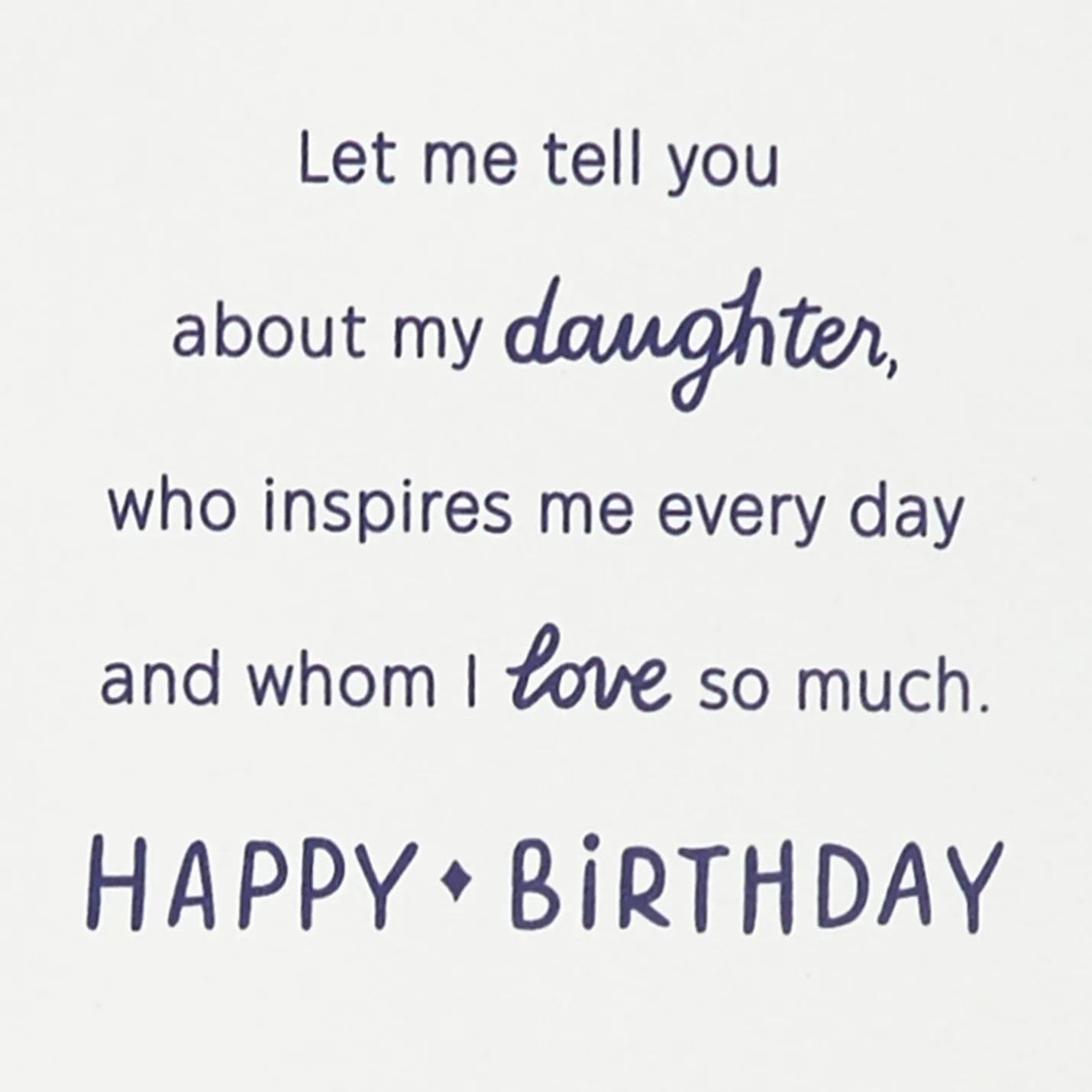 A Woman Who Makes the World Better Birthday Card for Daughter