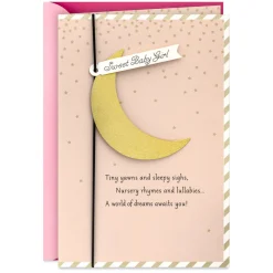 A World of Dreams Awaits You New Baby Girl Card