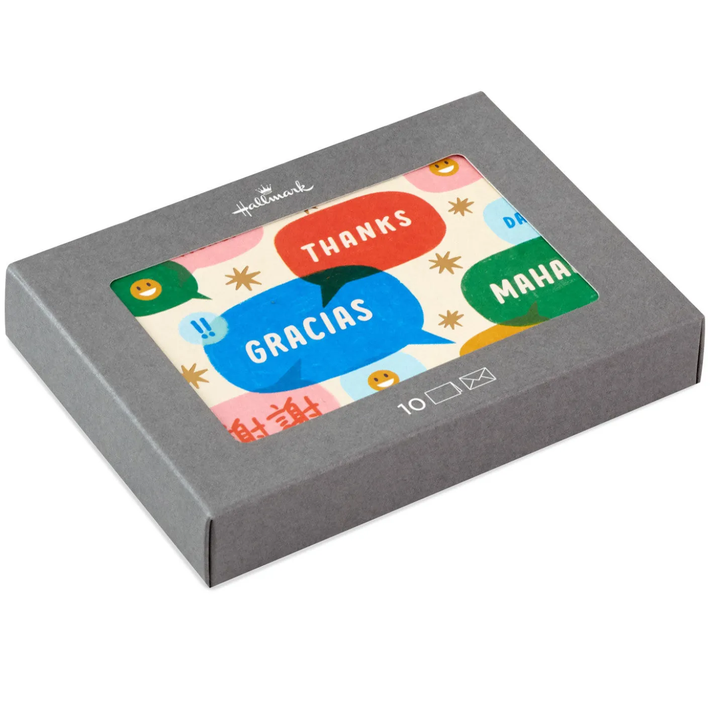 A World of Thanks Boxed Blank Thank-You Notes, Pack of 10