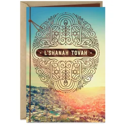 A Year of Many Blessings Rosh Hashanah Card