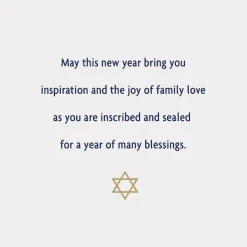 A Year of Many Blessings Rosh Hashanah Card
