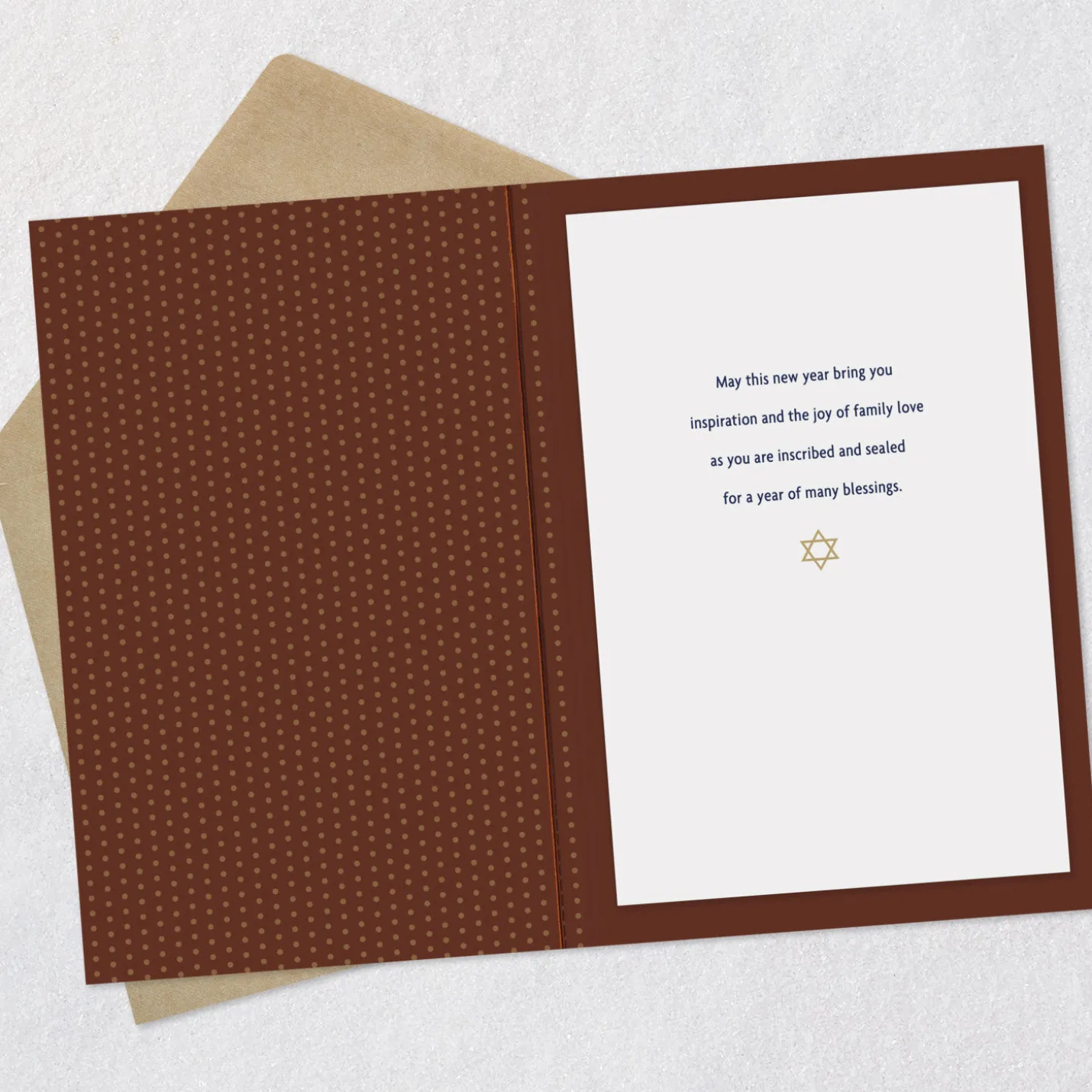 A Year of Many Blessings Rosh Hashanah Card