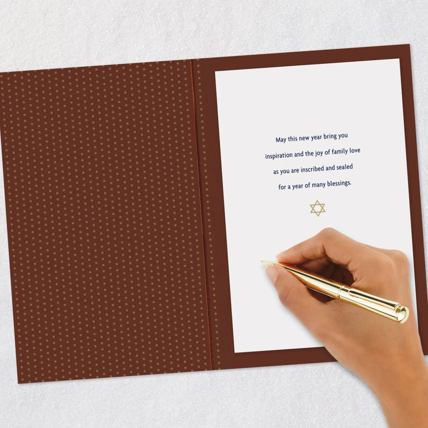 A Year of Many Blessings Rosh Hashanah Card